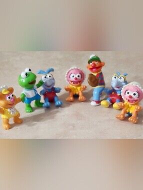 Sesame Street & Muppets Mini Figures Lot Kermit Gonzo Ernie Fozzie